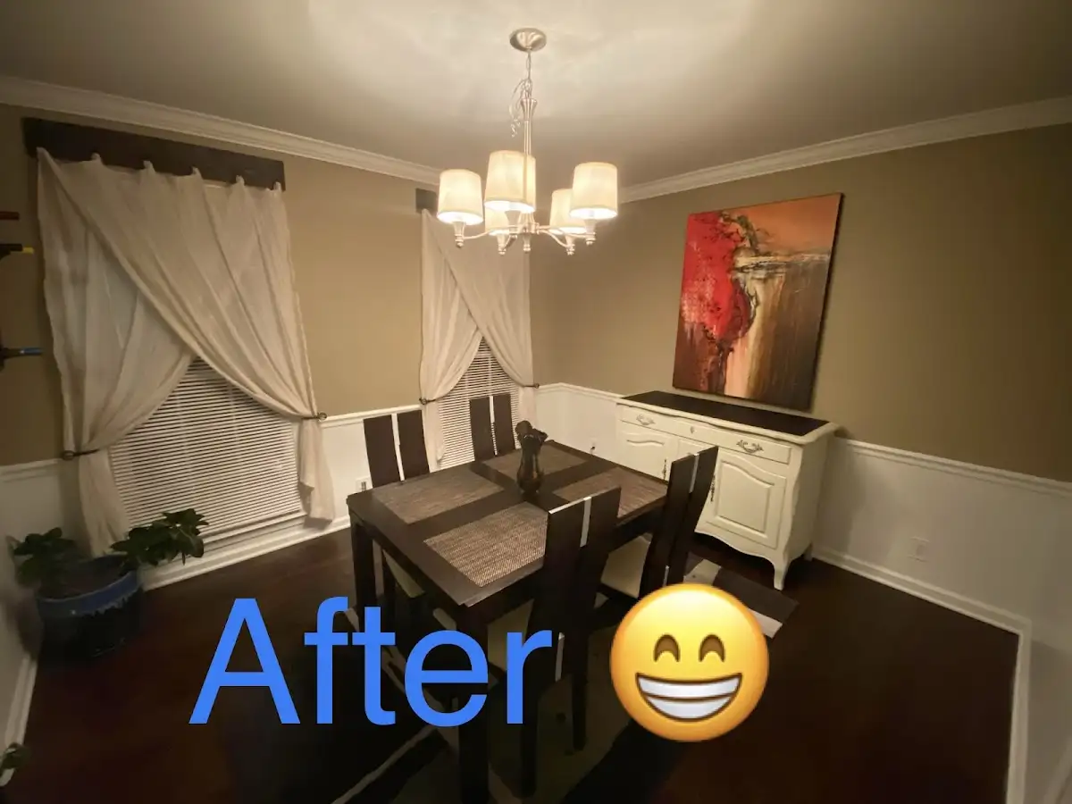 Professional dining room restoration after water damage in Solon