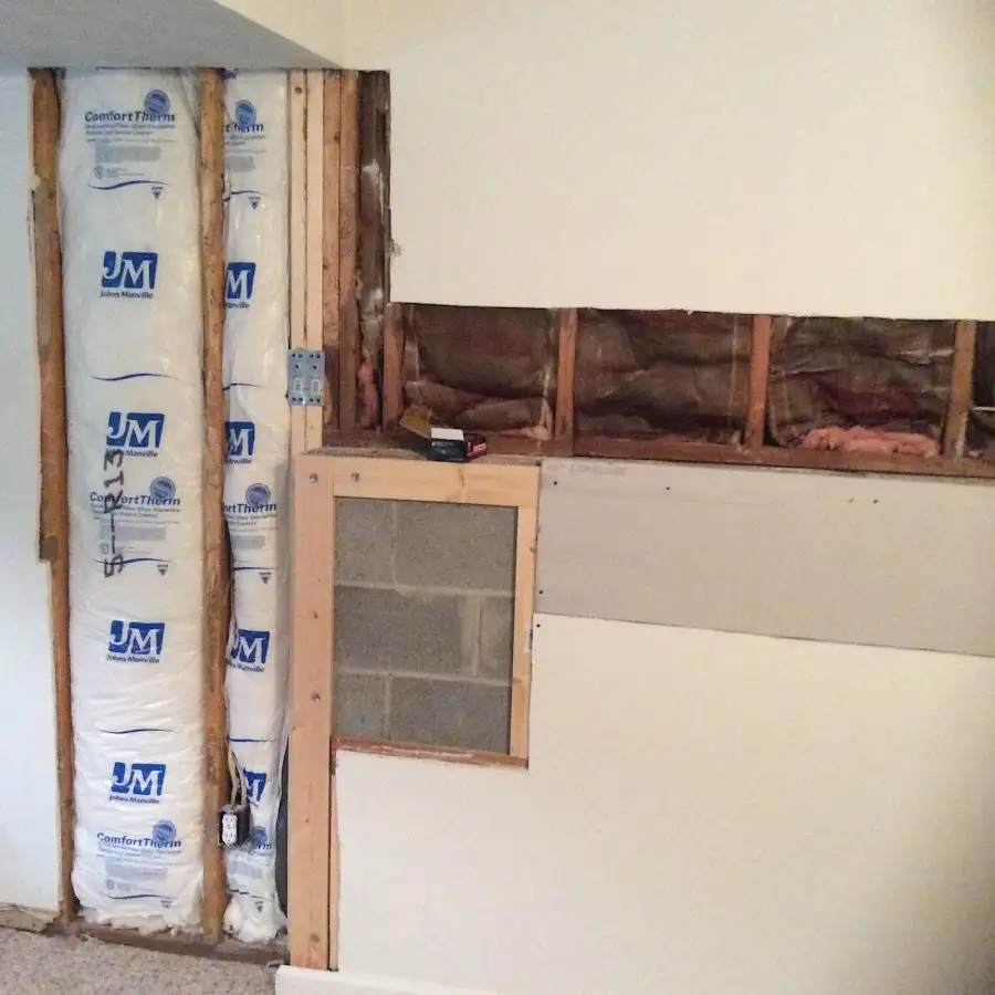 Wall insulation replacement during Odor Removal & Deodorization in Solon